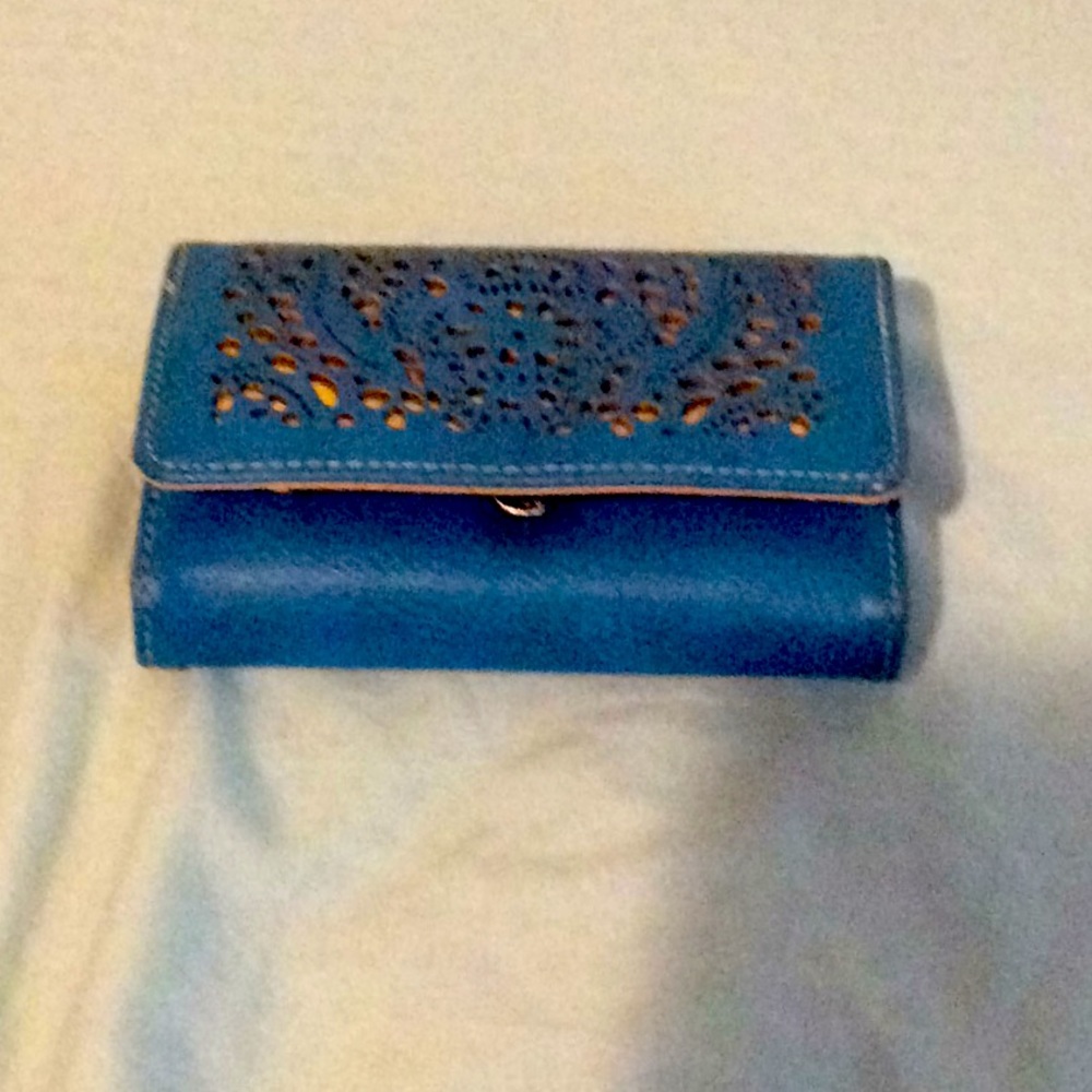 Wallet blue turquoise